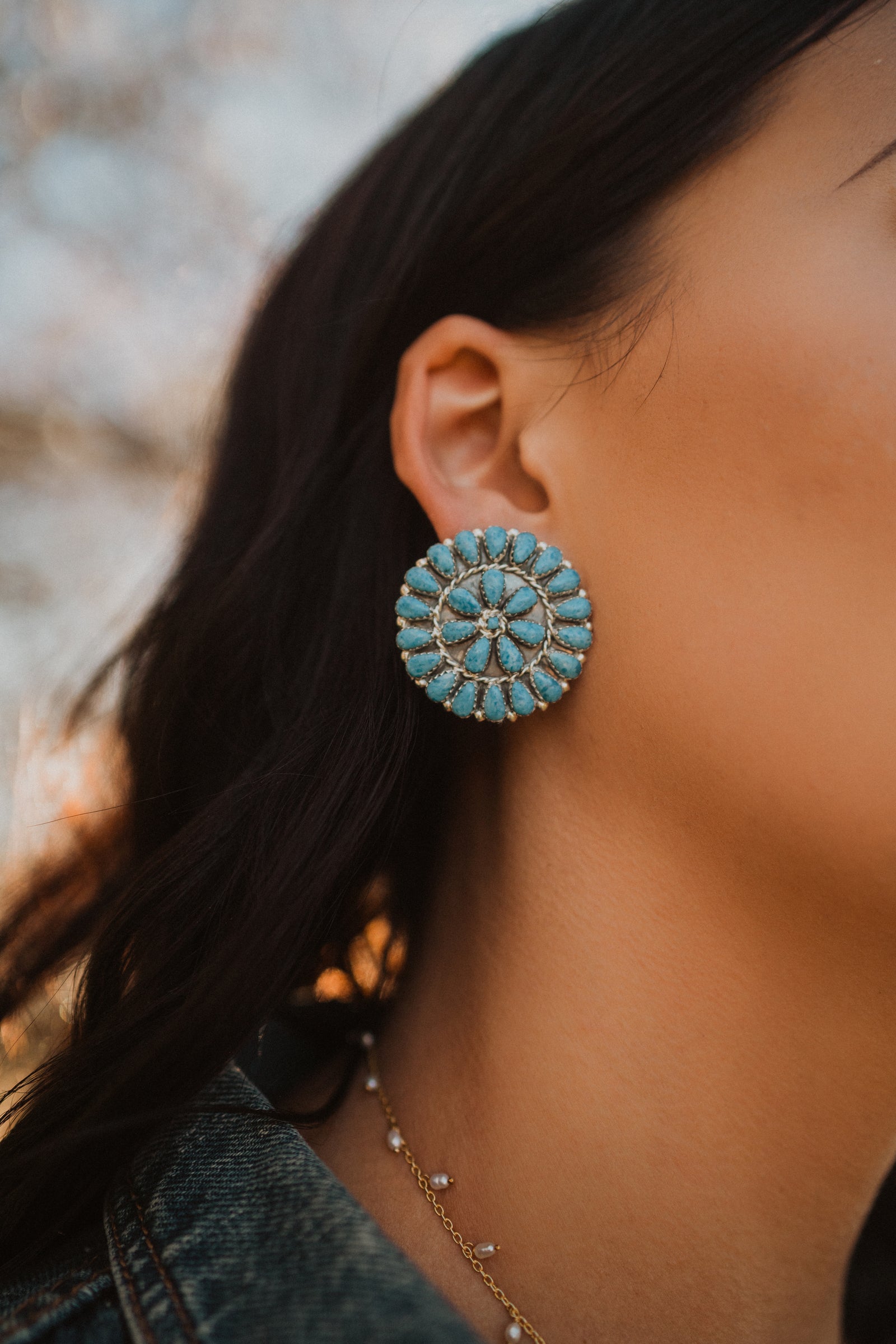 Eliza Earrings | Turquoise - FINAL SALE