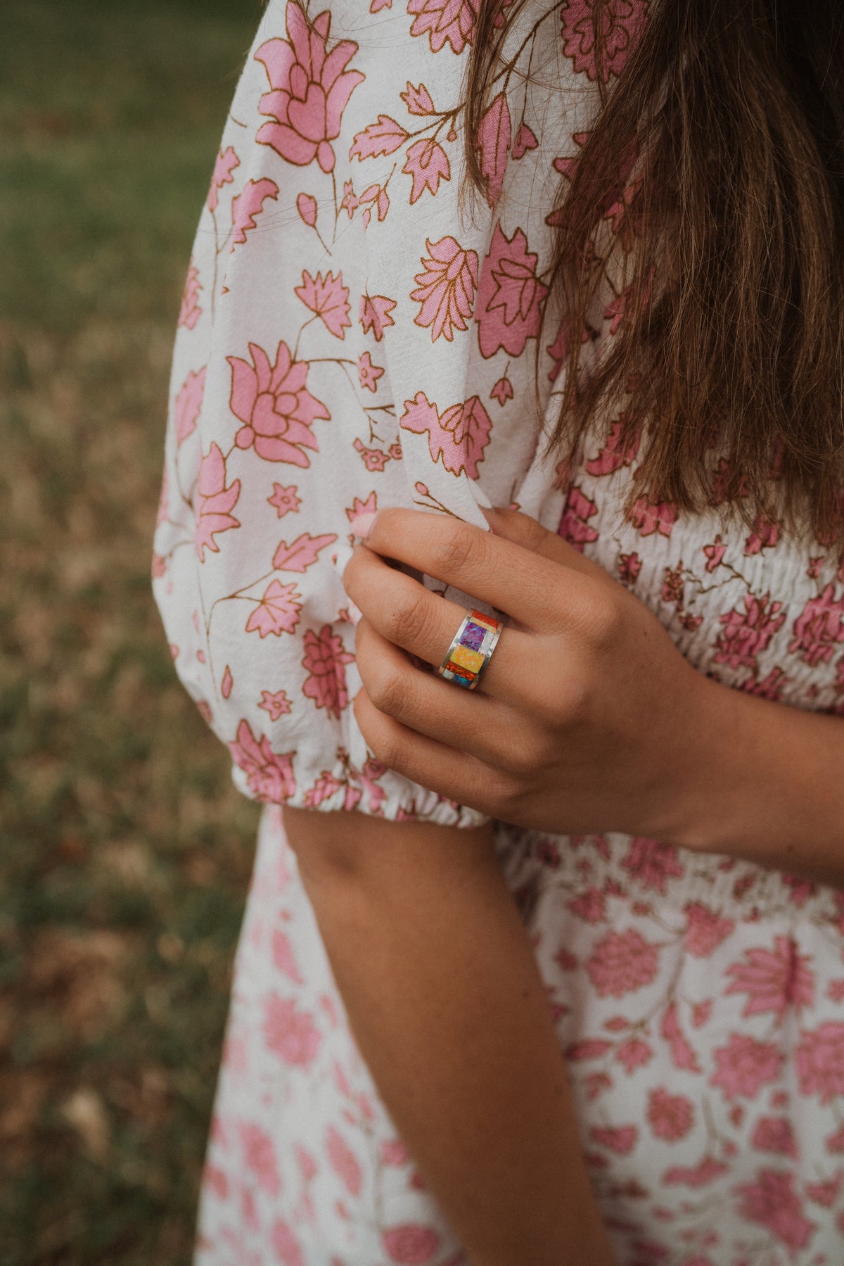 Cherie Baby Ring | Colorful Opal -FINAL SALE