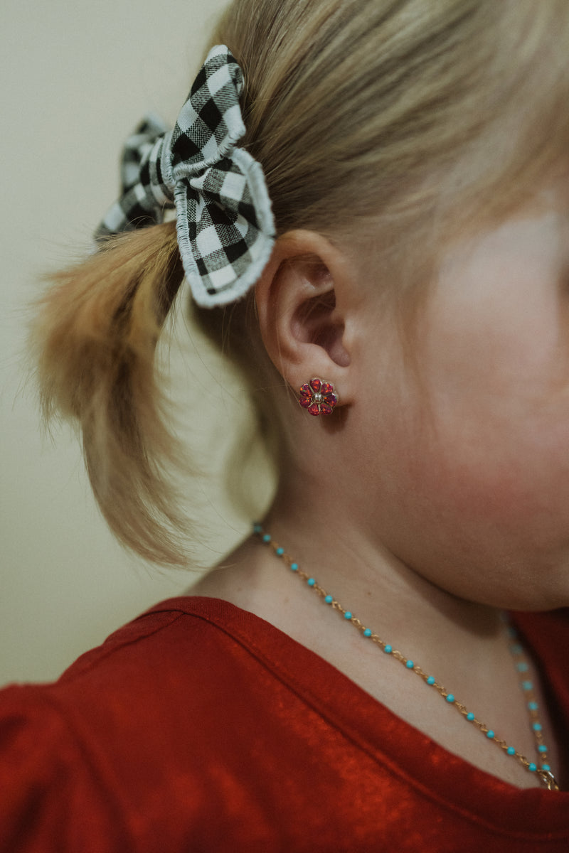 Pink Daisy Studs - FINAL SALE