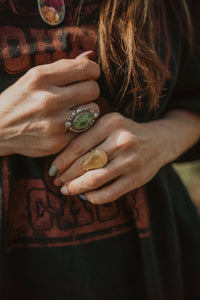 Sanz Ring | Honeycomb Calcite - FINAL SALE