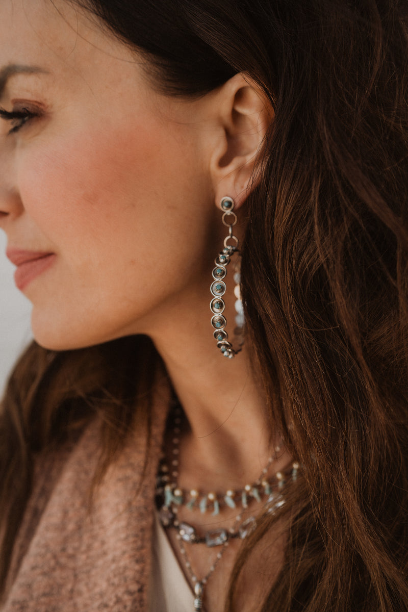 Sully Hoop | Dangle | Blue