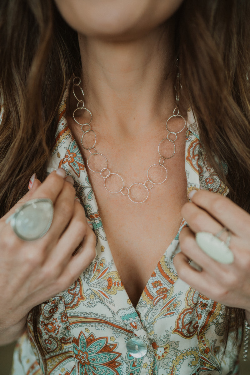 Misha Necklace | Silver