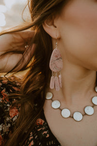 Capri Earrings | Pink - FINAL SALE