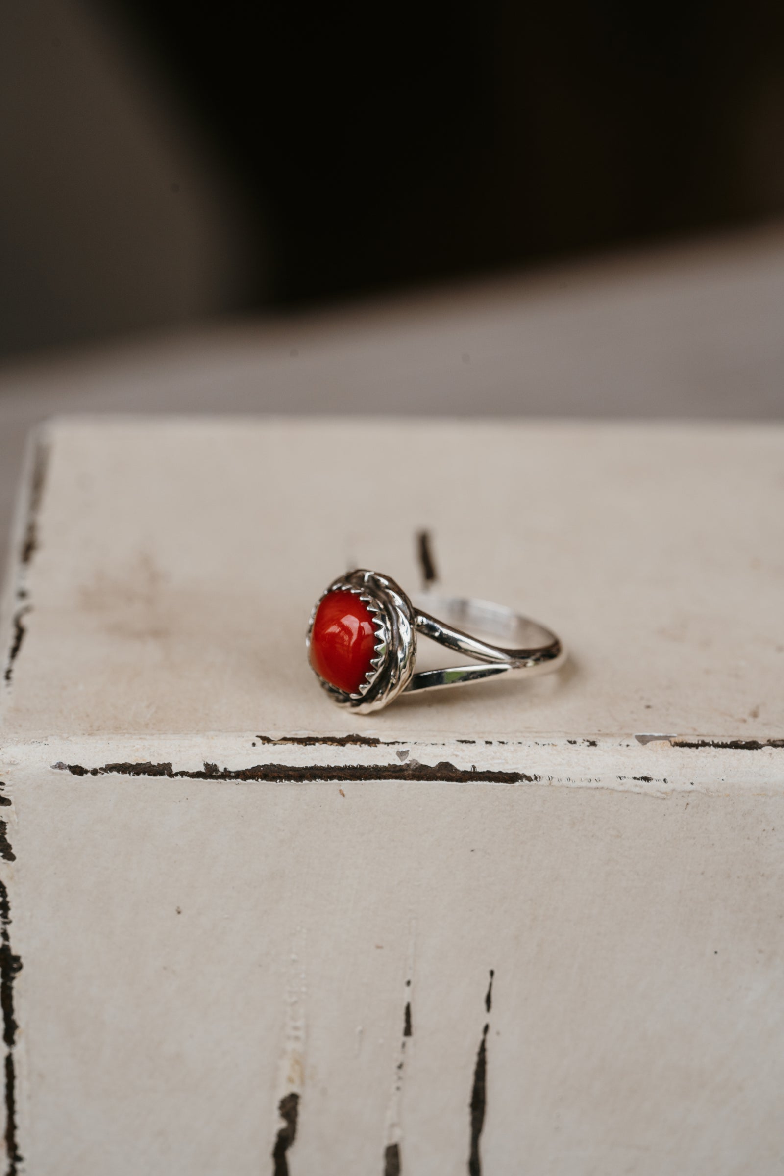 Kinsey Ring | Coral - FINAL SALE