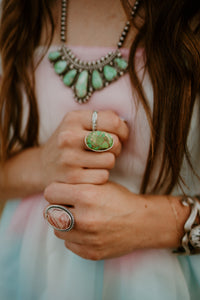 Sylvie Ring | Green Copper Turquoise