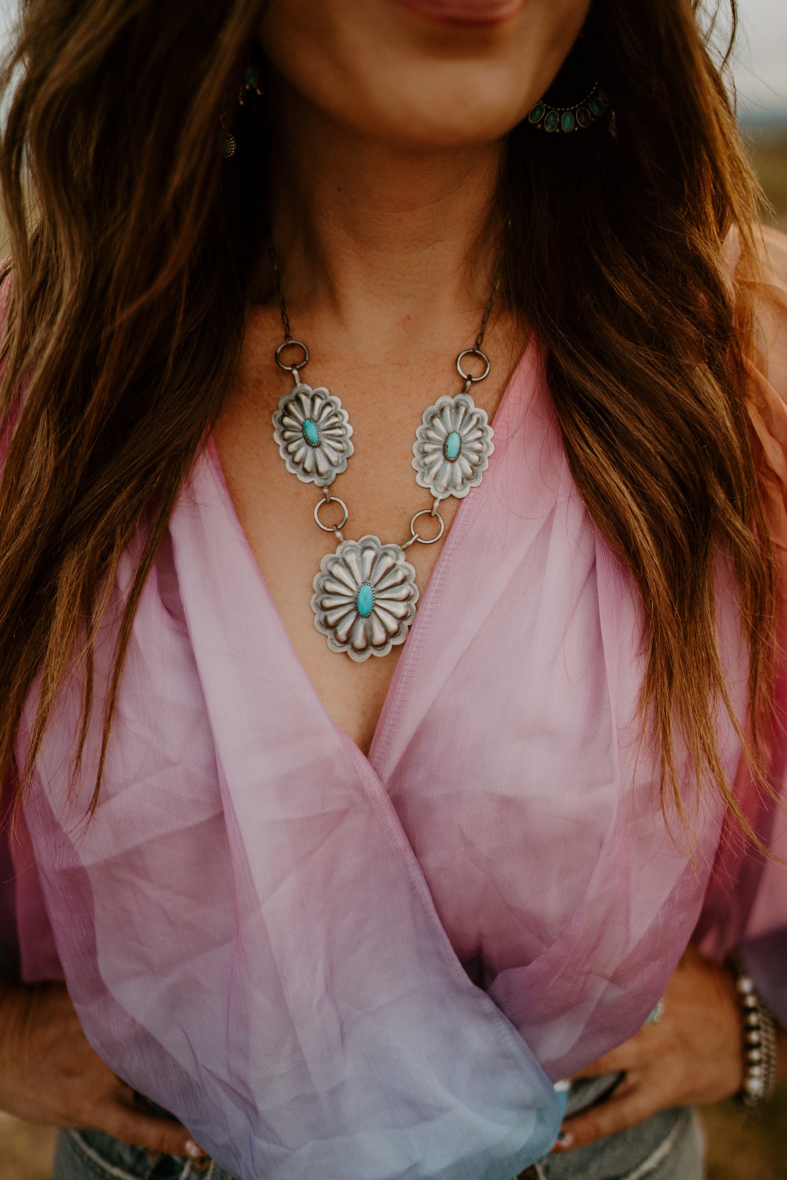 Small Concho Necklace