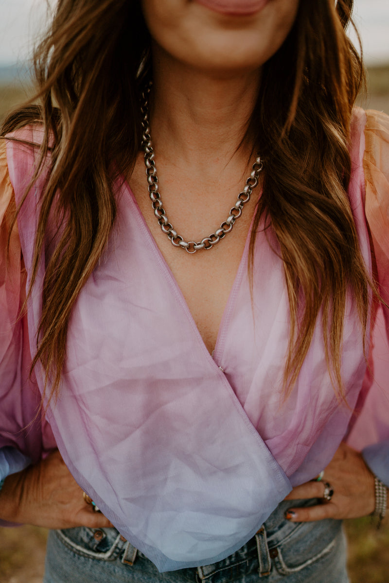 Chunky Silver Necklace | #4