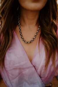Chunky Silver Necklace | #4