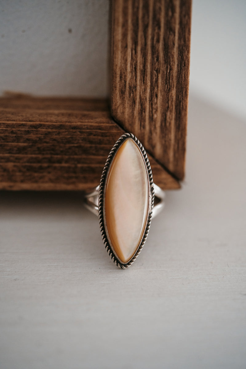 Eliana Ring | Yellow Mother of Pearl