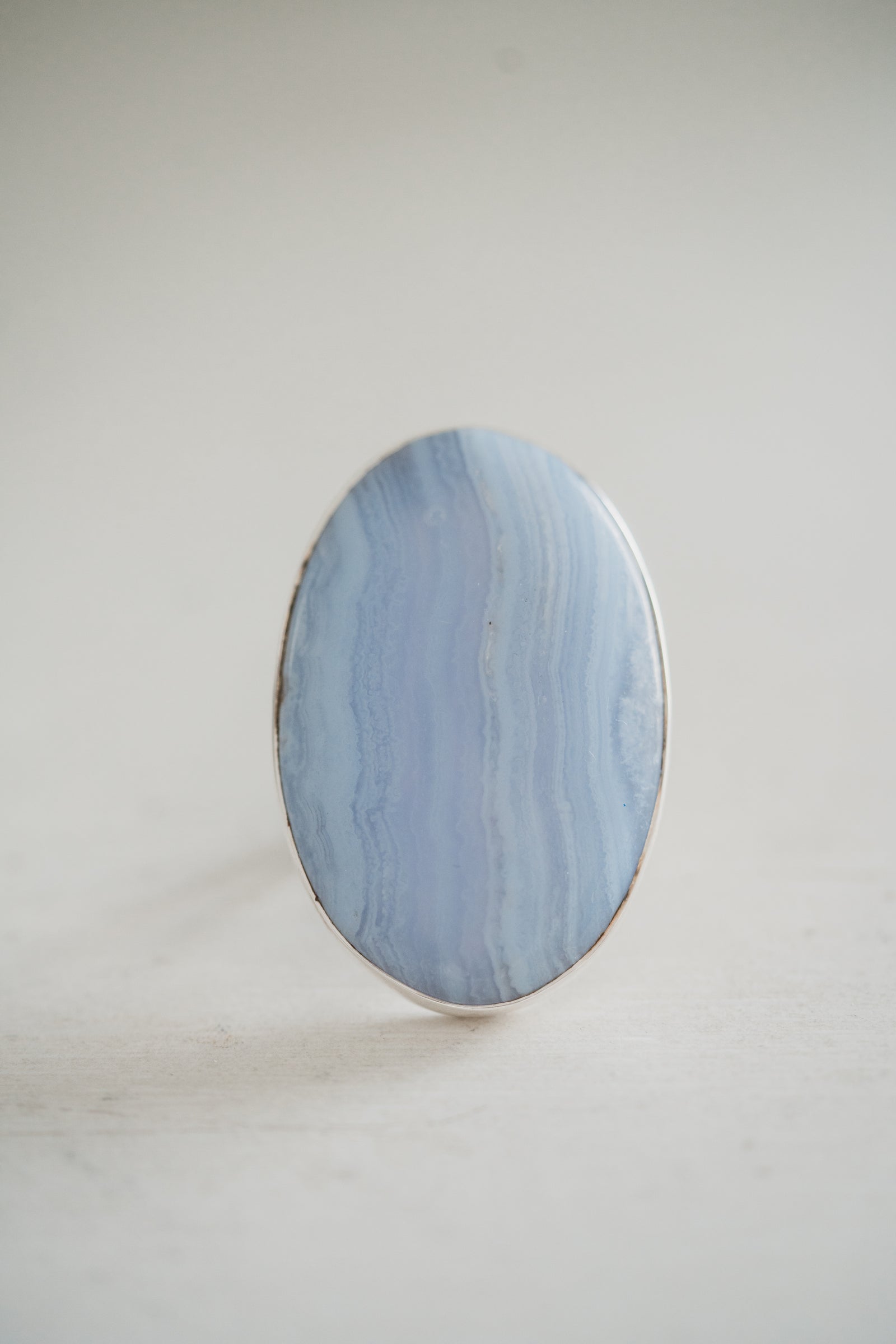 Alonzo Ring | Blue Lace Agate - FINAL SALE