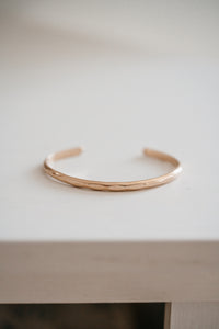 Hammered Cuff | Gold Filled