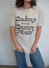 Cowboys & Country Music T-Shirt - FINAL SALE