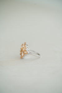 Carrie Ring | Gold Citrine