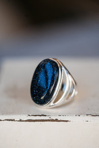 Rome Ring | Blue Gold