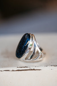 Rome Ring | Blue Gold