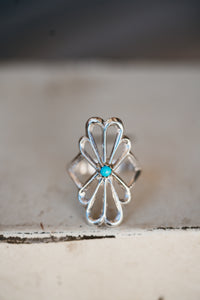 Bloom Ring | Large | Turquoise - FINAL SALE