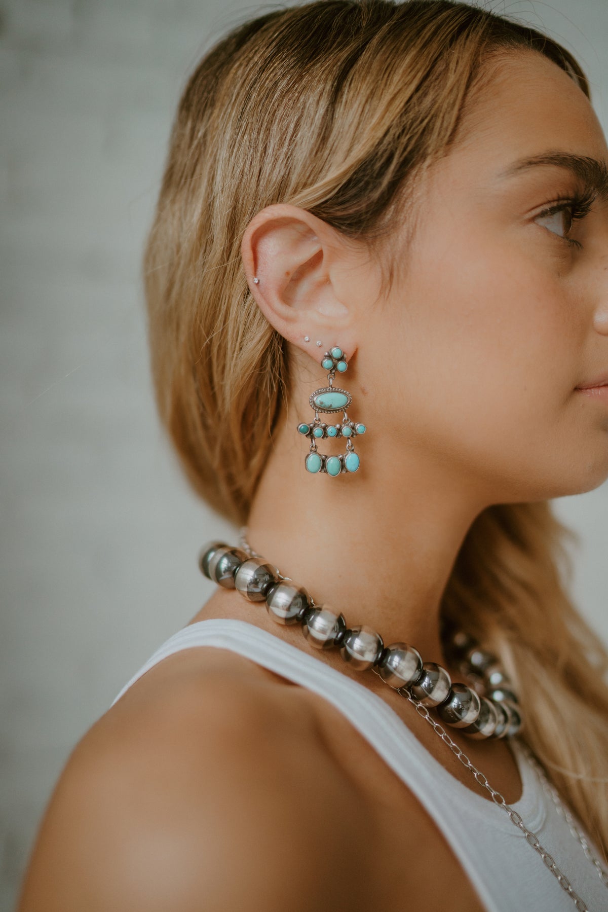 Addison Earrings | Turquoise - FINAL SALE