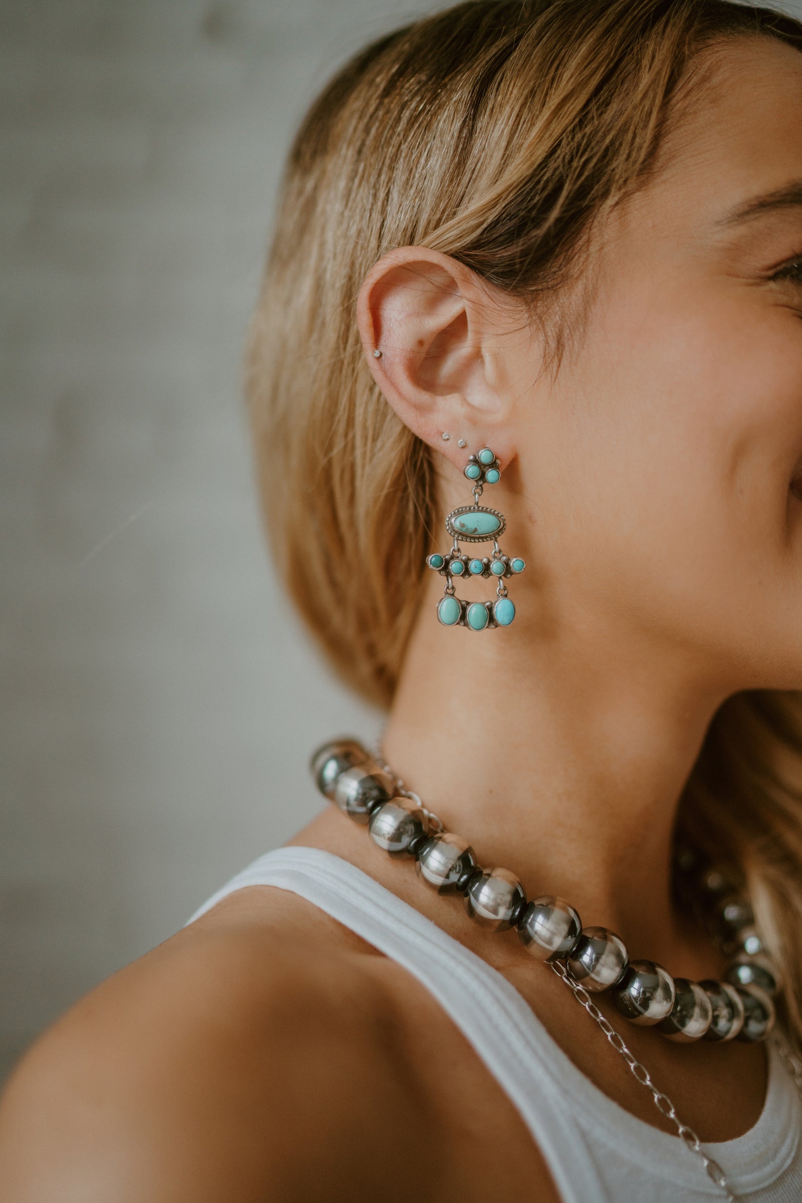 Addison Earrings | Turquoise - FINAL SALE