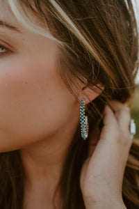 Connie Hoops | Turquoise