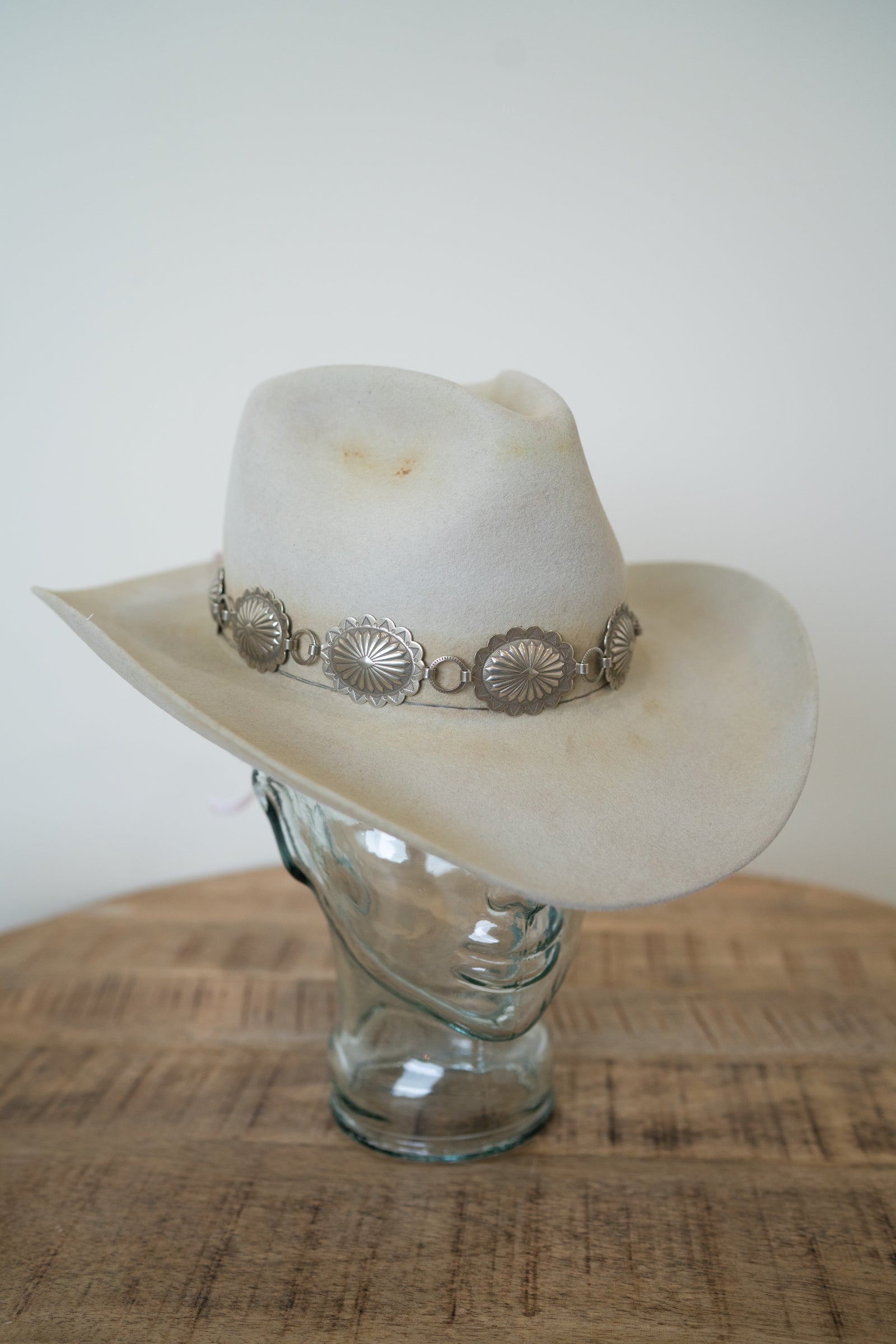 Large Concho Hat Band