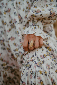 Eliana Ring | Yellow Mother of Pearl