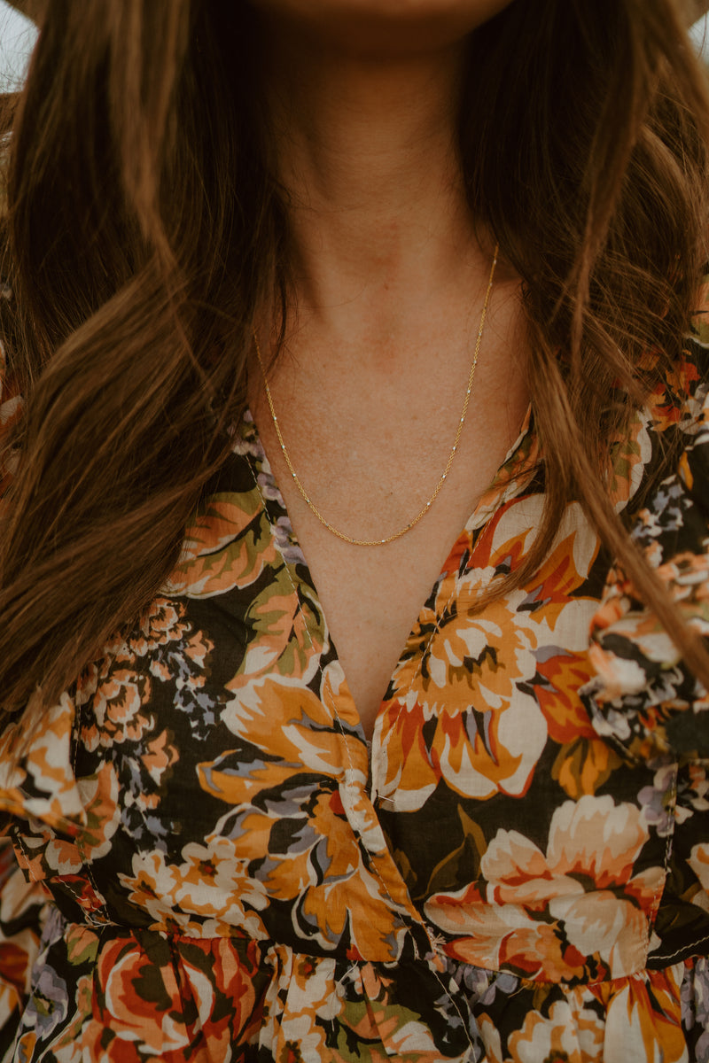 Jill Necklace | Gold