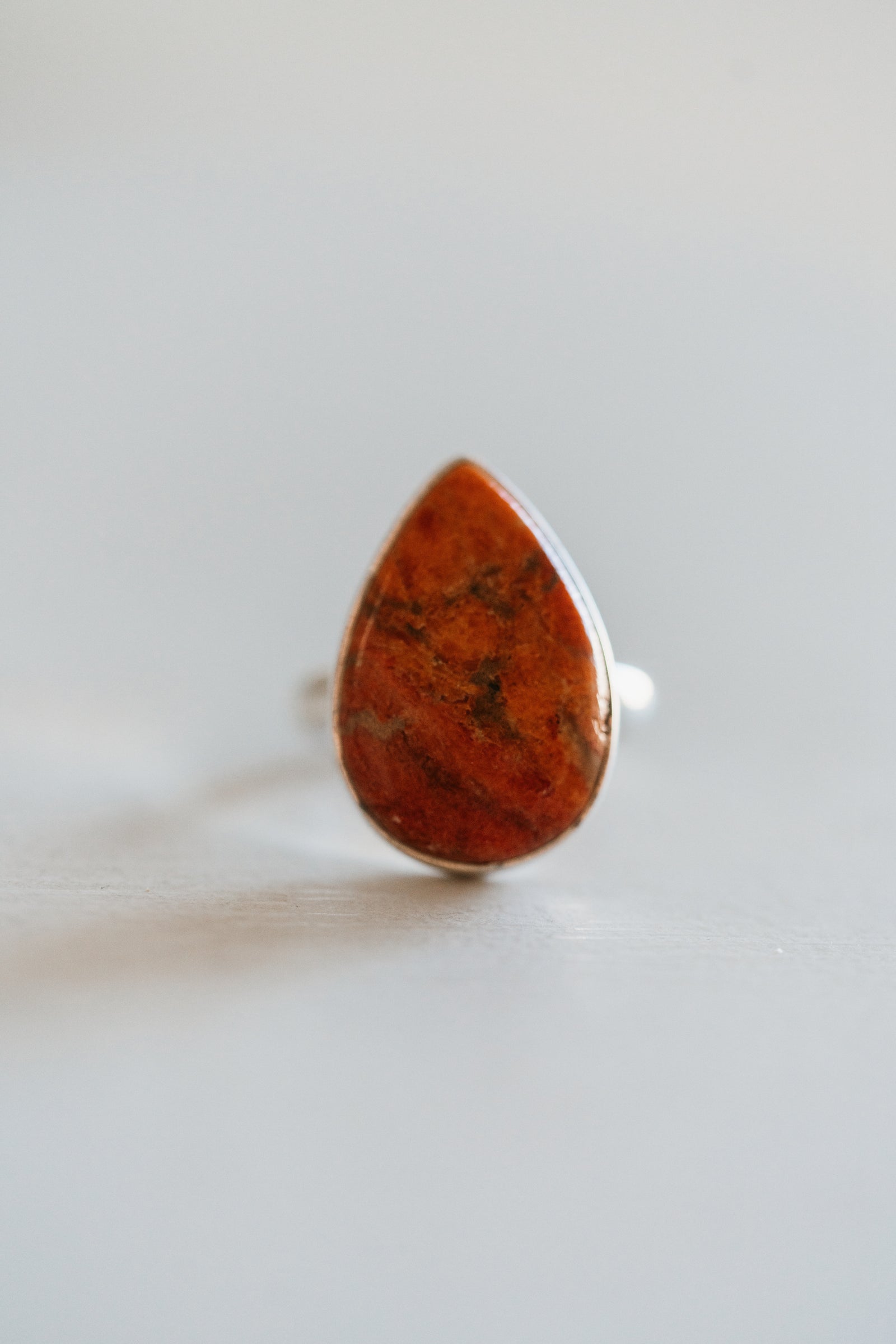 Blossom Ring | Red Agate