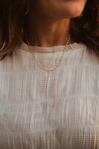 Violet Necklace | Delicate Fresh Water Pearl Chain