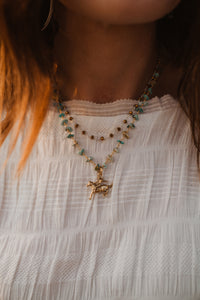 Golden Cowboy | Turquoise Chippy | Ember Choker