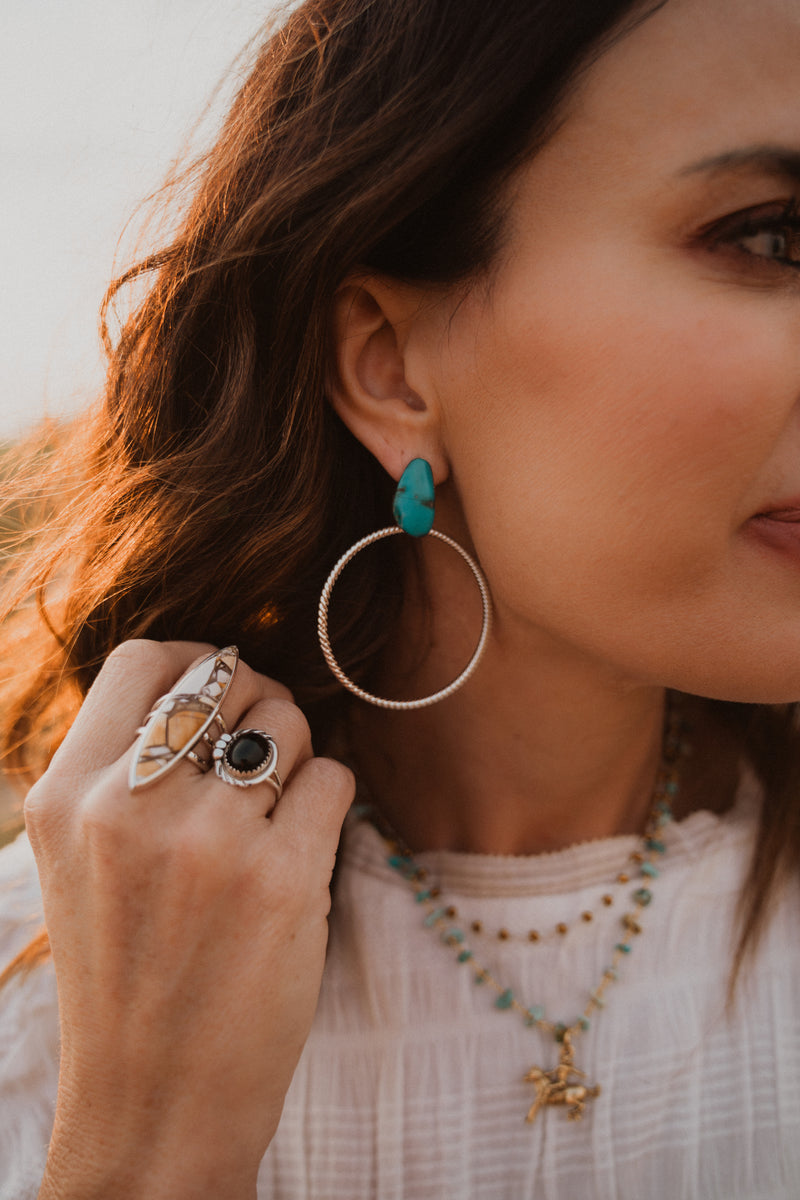 Sallie Hoop Earrings