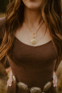 Big Gold Bee Necklace | #3 - FINAL SALE