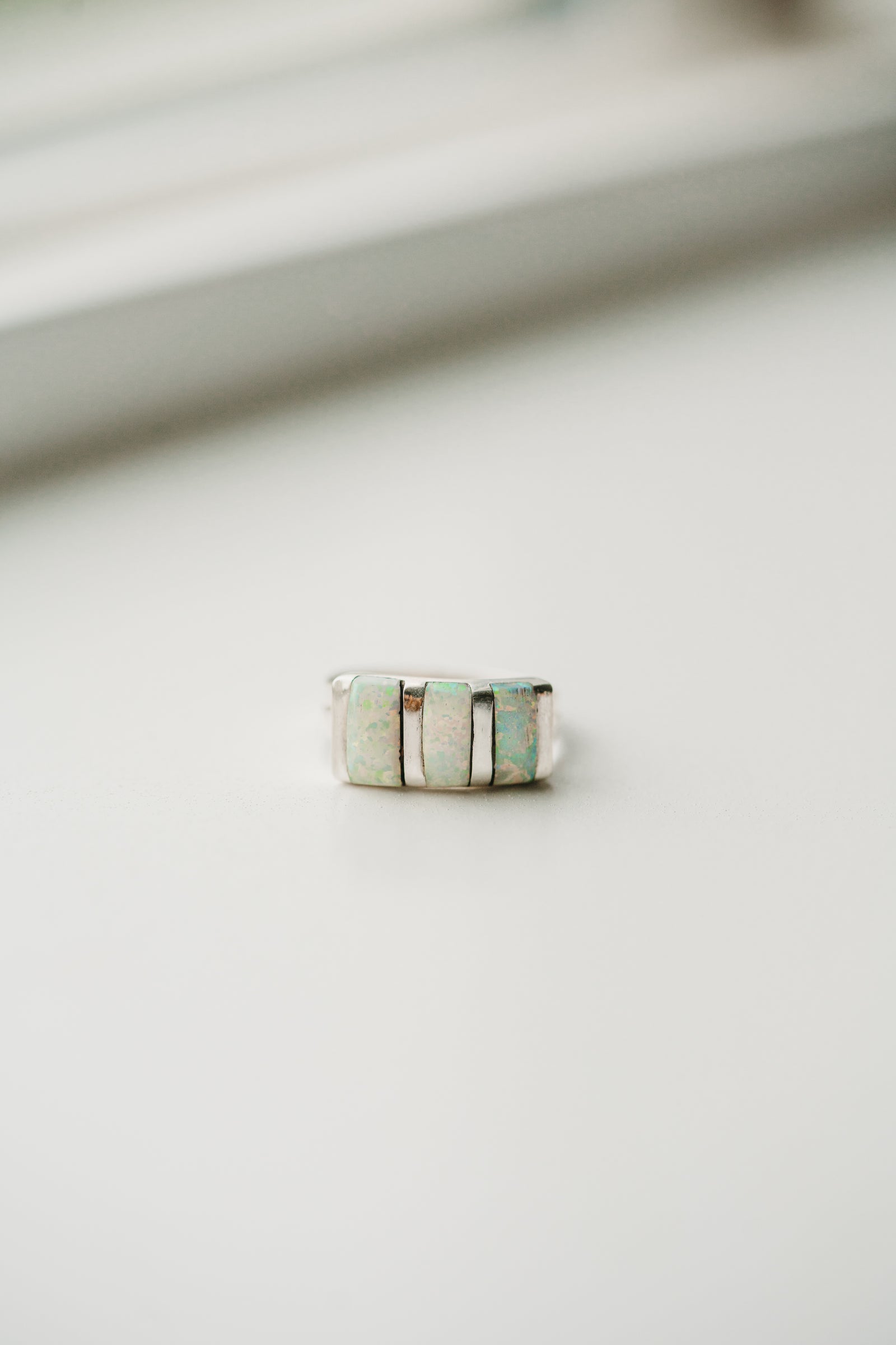 Donny Ring | White Opal