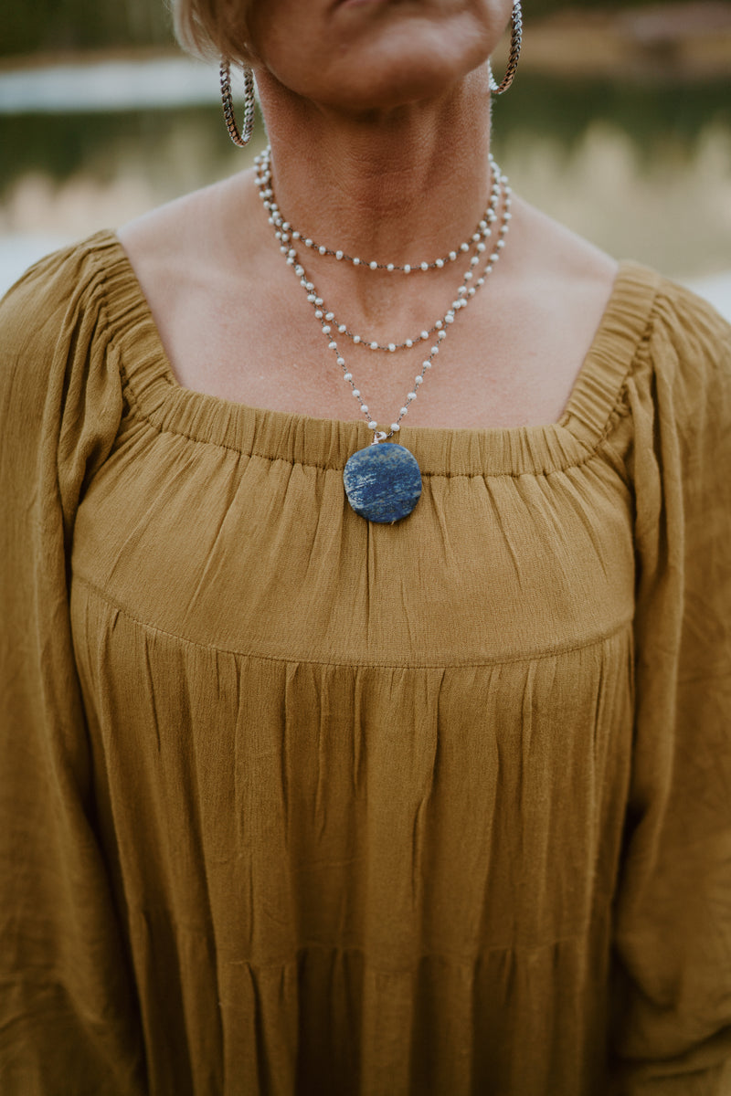 Mallory Necklace | Blue