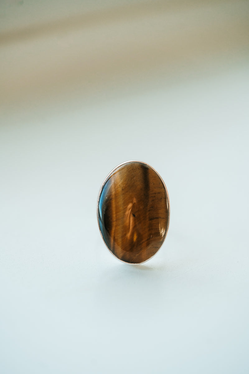 Morgan Ring | Large Oval | Tiger's Eye