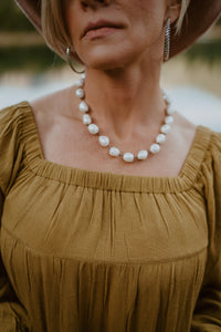 Baxter Pearl Necklace | White