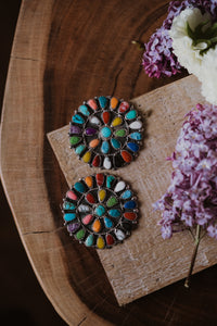 Colorful Zuni Earrings