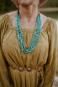 Bonzai Necklace| Turquoise Chippy - FINAL SALE