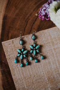 Star Drop Earrings | Turquoise
