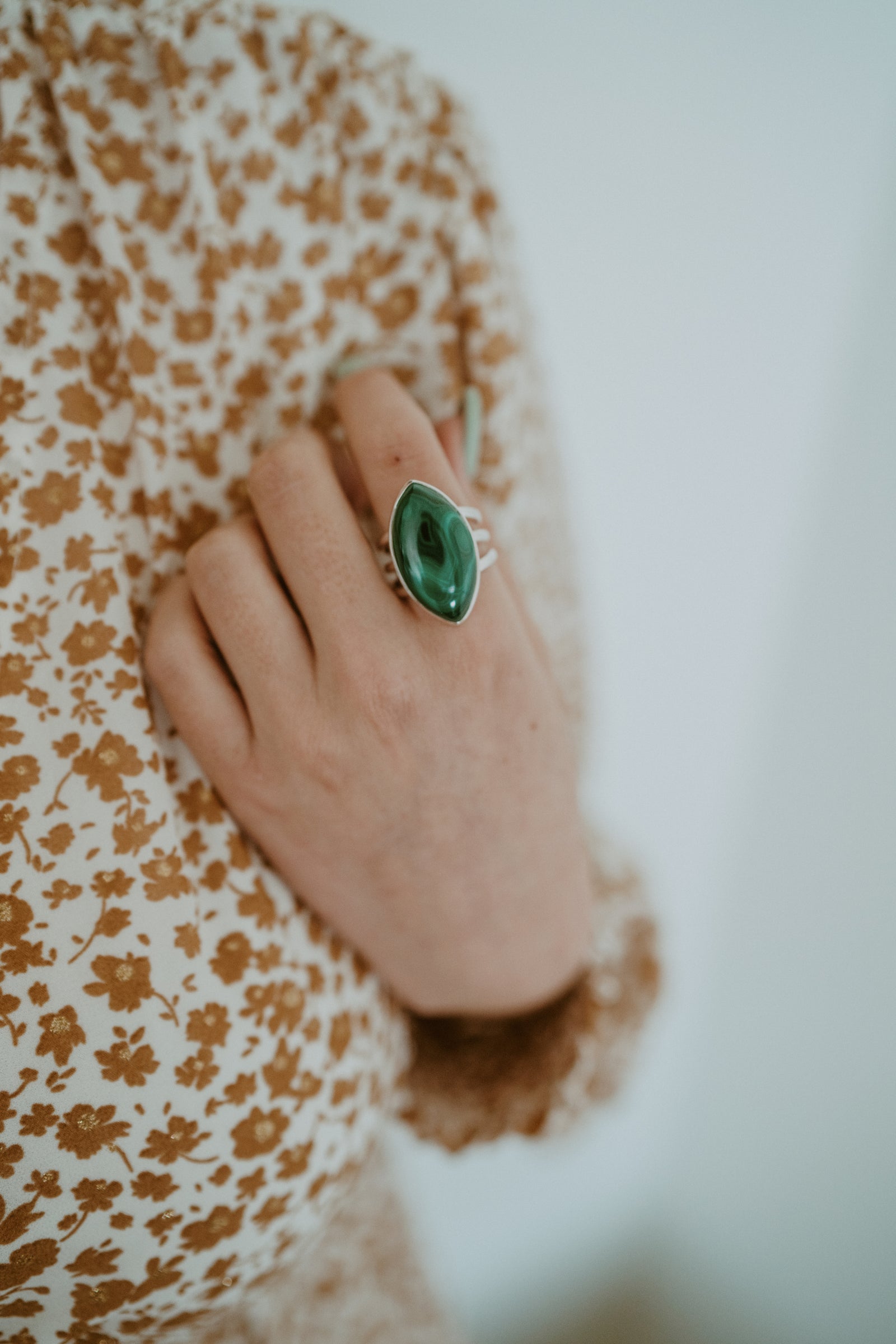 Florence Ring | Malachite