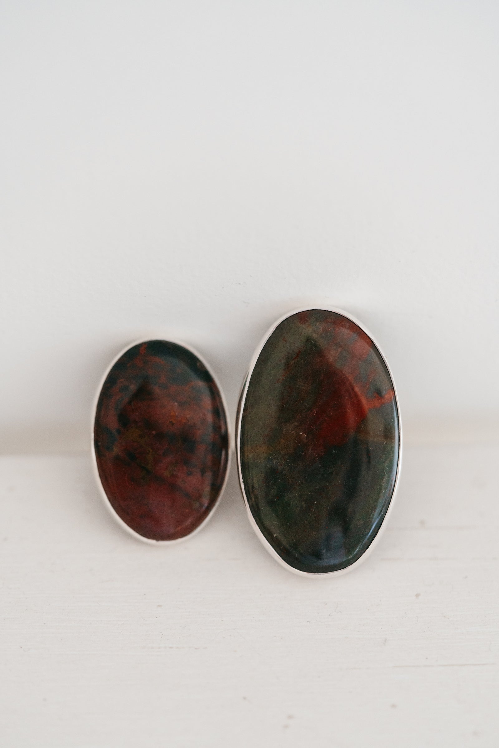 Velvette Ring | Oval | Blood Stone - FINAL SALE