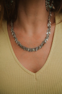 La Pluma Necklace | Silver