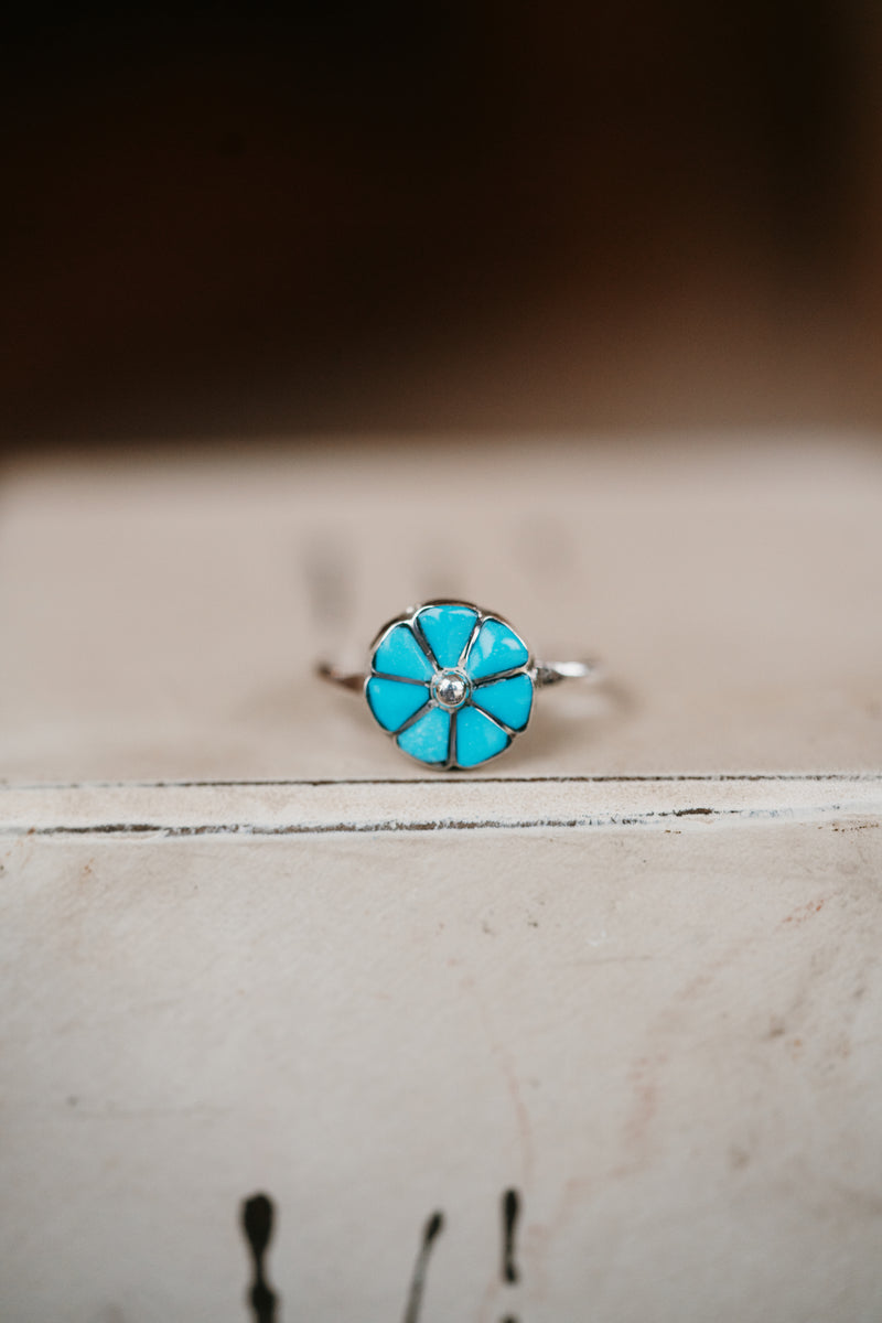 Queensland Flower Ring | Turquoise