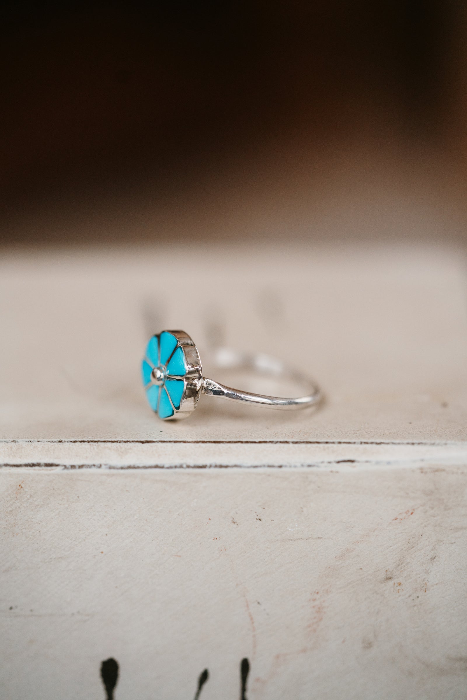 Queensland Flower Ring | Turquoise