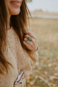 Bre Ring | Green Turquoise - FINAL SALE