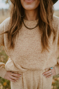 Shayna Necklace | Dusty Brown