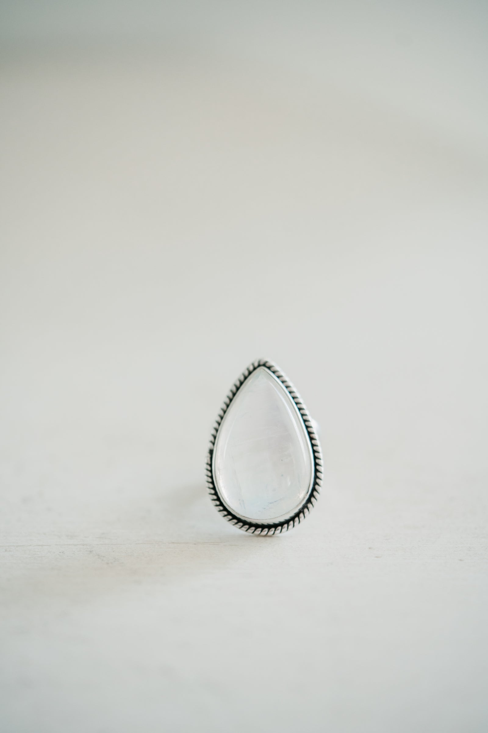 Teagan Ring | #2 | Rainbow Moonstone