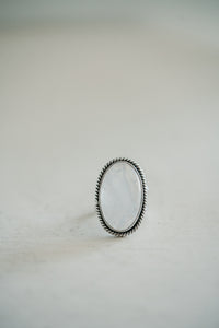 Teagan Ring | #2 | Rainbow Moonstone