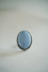 Lizzy Ring | Blue Lace Agate