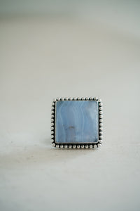 Lizzy Ring | Blue Lace Agate
