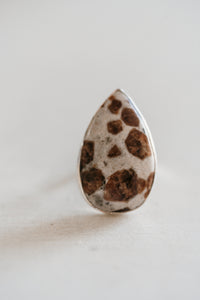 Kinsley Ring | Garnet in Limestone